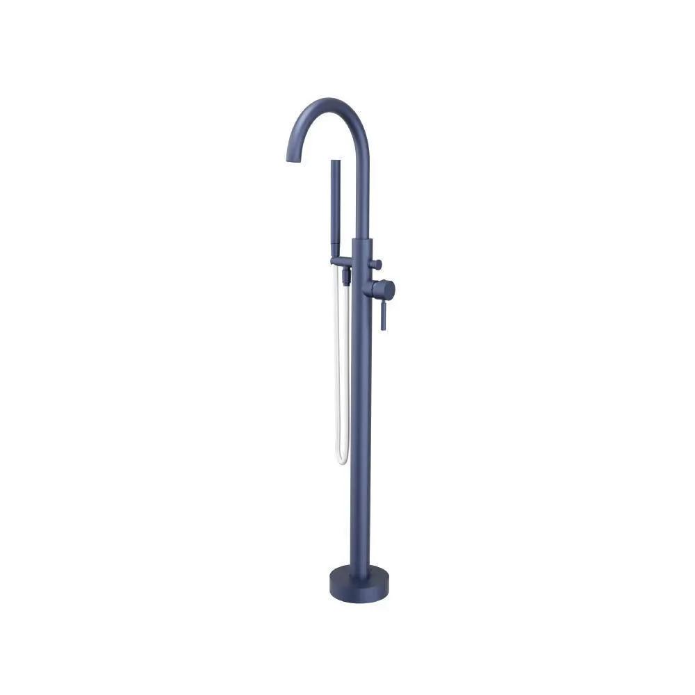 Flusso Serie 100 Freestanding Floor Mount Bathtub / Tub Filler with Hand Shower by Flusso