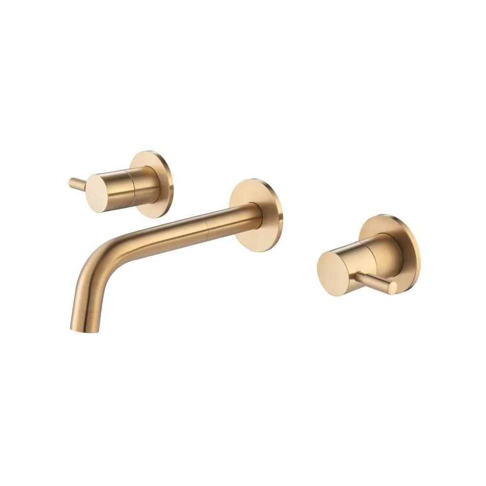 Flusso Serie 100 Two Handle Wall Mounted Bathroom Faucet by Flusso