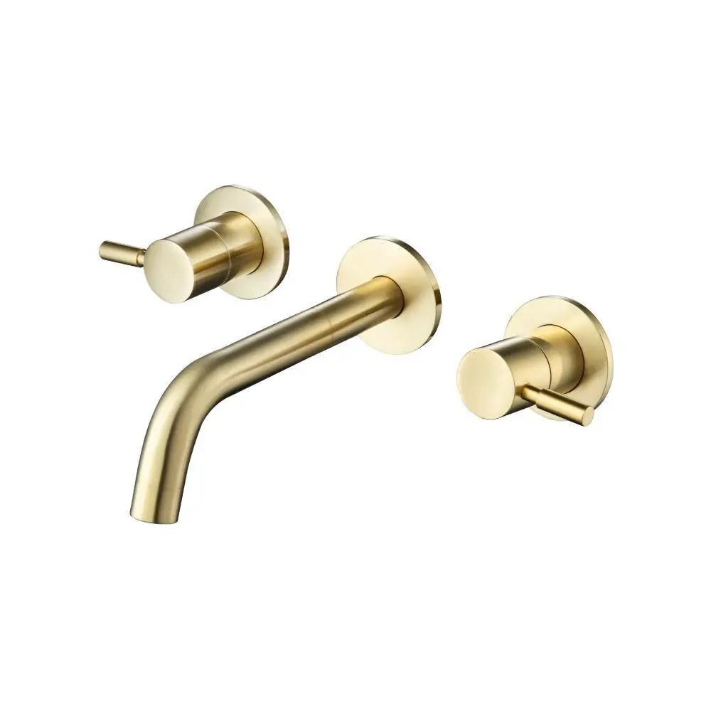 Flusso Serie 100 Two Handle Wall Mounted Bathroom Faucet by Flusso