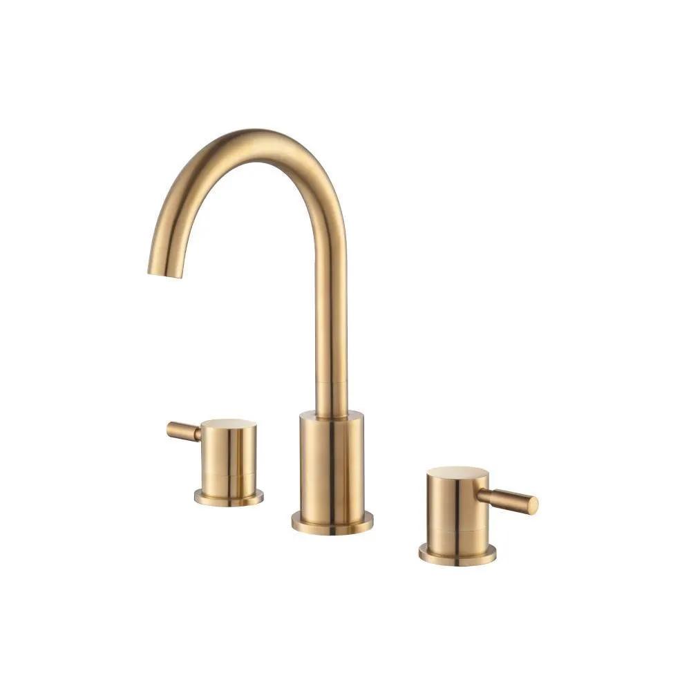 Flusso Serie 100 Three Hole 8" Widespread Two Handle Bathroom Faucet by Flusso