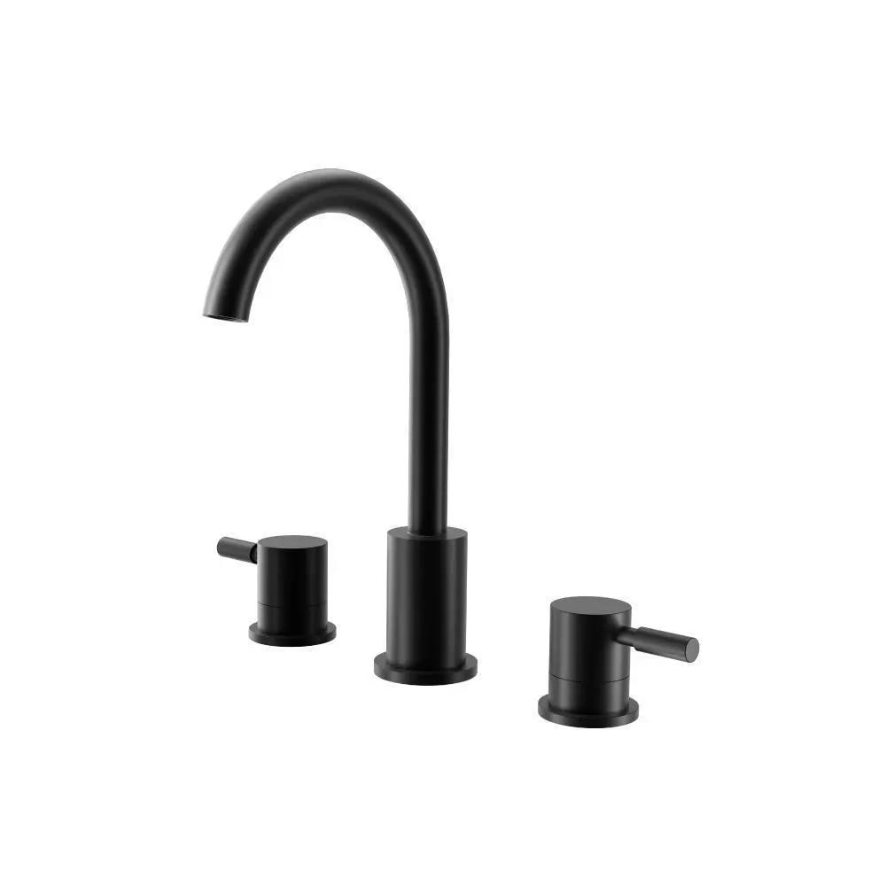 Flusso Serie 100 Three Hole 8" Widespread Two Handle Bathroom Faucet by Flusso