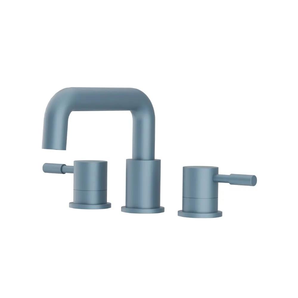 Flusso Serie 100 Three Hole 8" Widespread Two Handle Bathroom Faucet by Flusso