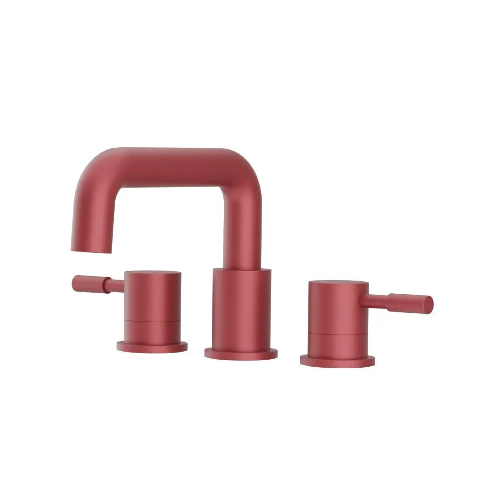 Flusso Serie 100 Three Hole 8" Widespread Two Handle Bathroom Faucet by Flusso