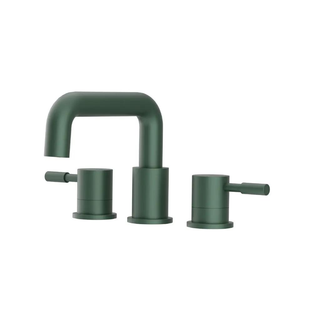 Flusso Serie 100 Three Hole 8" Widespread Two Handle Bathroom Faucet by Flusso