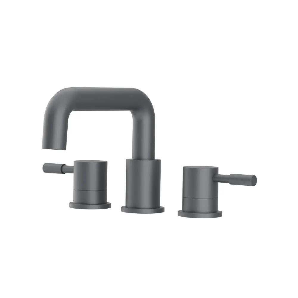 Flusso Serie 100 Three Hole 8" Widespread Two Handle Bathroom Faucet by Flusso