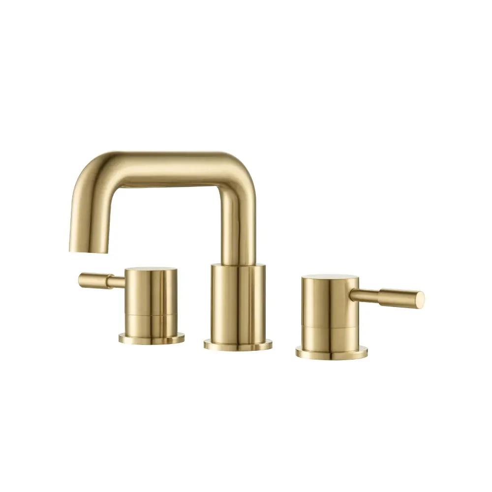 Flusso Serie 100 Three Hole 8" Widespread Two Handle Bathroom Faucet by Flusso