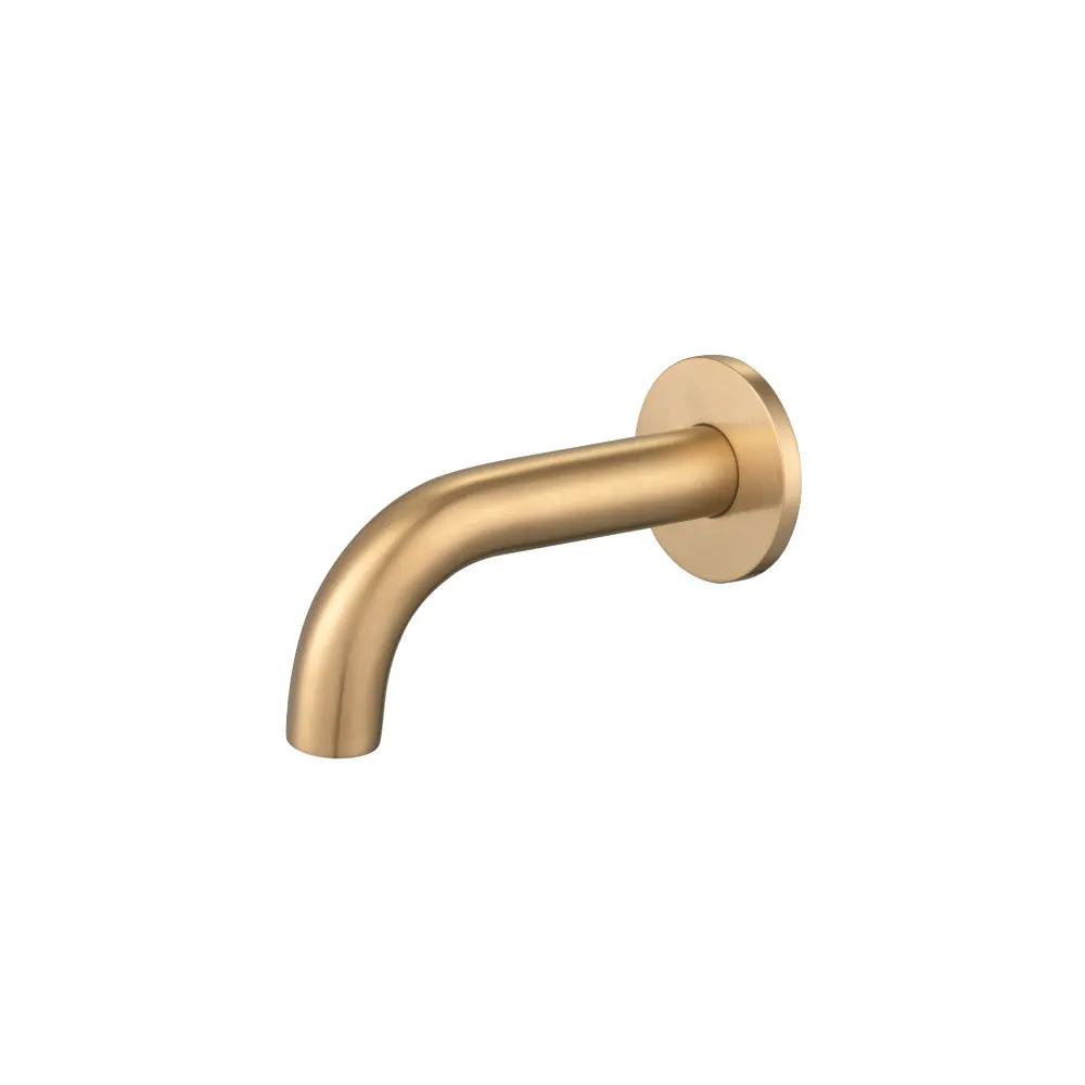 Flusso Serie 100 Wall Mount Non Diverting Short Tub Spout - Foot Washer by Flusso