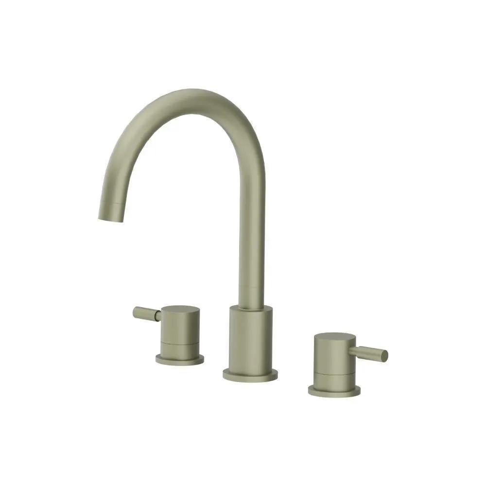 Flusso Serie 100 3 Hole Deck Mount Roman Tub Faucet by Flusso