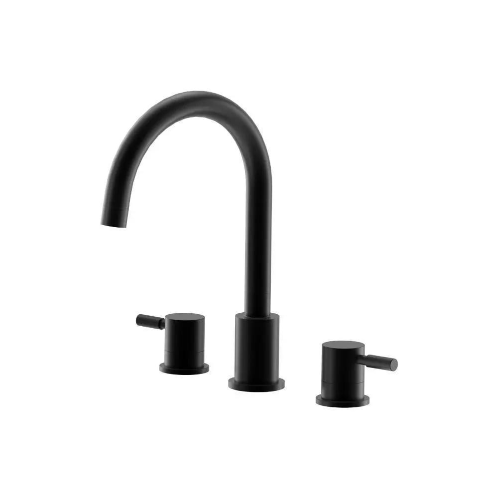 Flusso Serie 100 3 Hole Deck Mount Roman Tub Faucet by Flusso