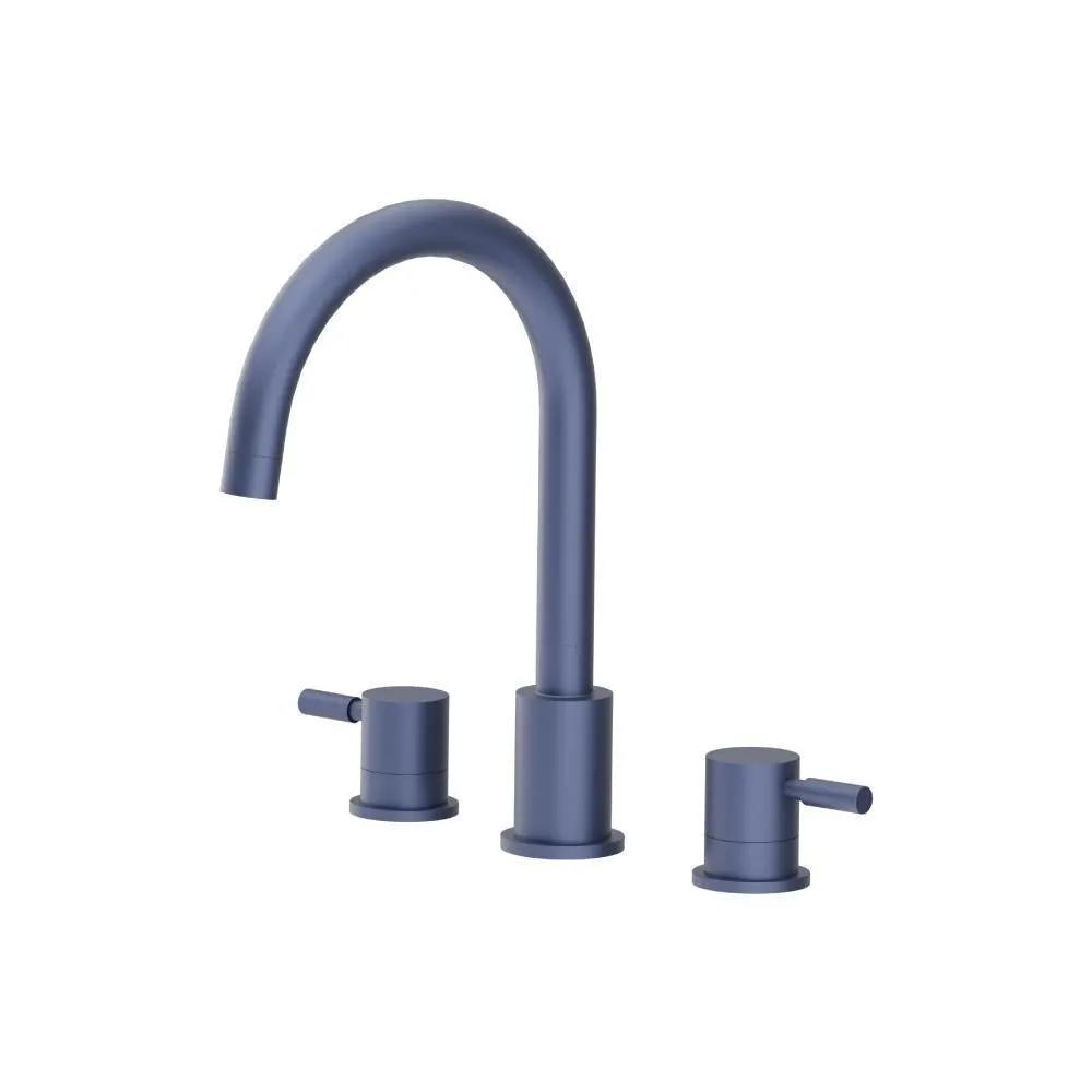 Flusso Serie 100 3 Hole Deck Mount Roman Tub Faucet by Flusso