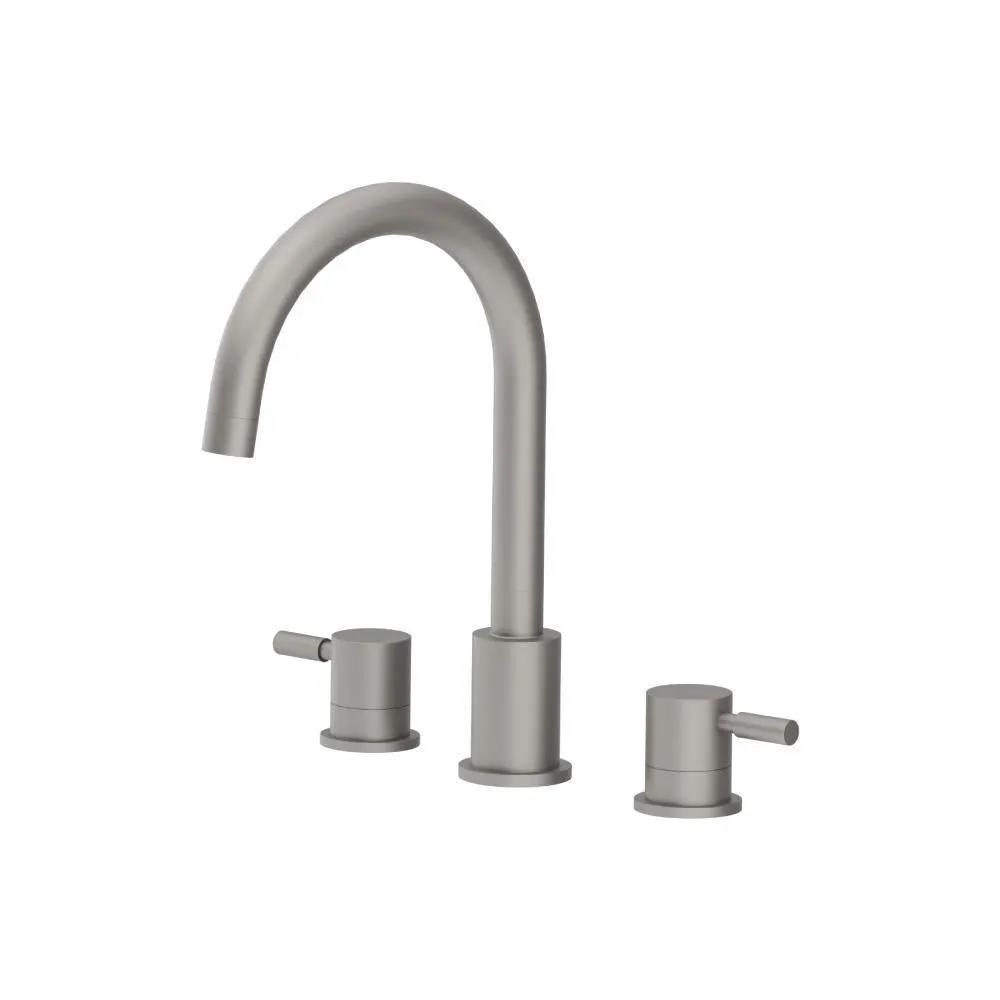 Flusso Serie 100 3 Hole Deck Mount Roman Tub Faucet by Flusso