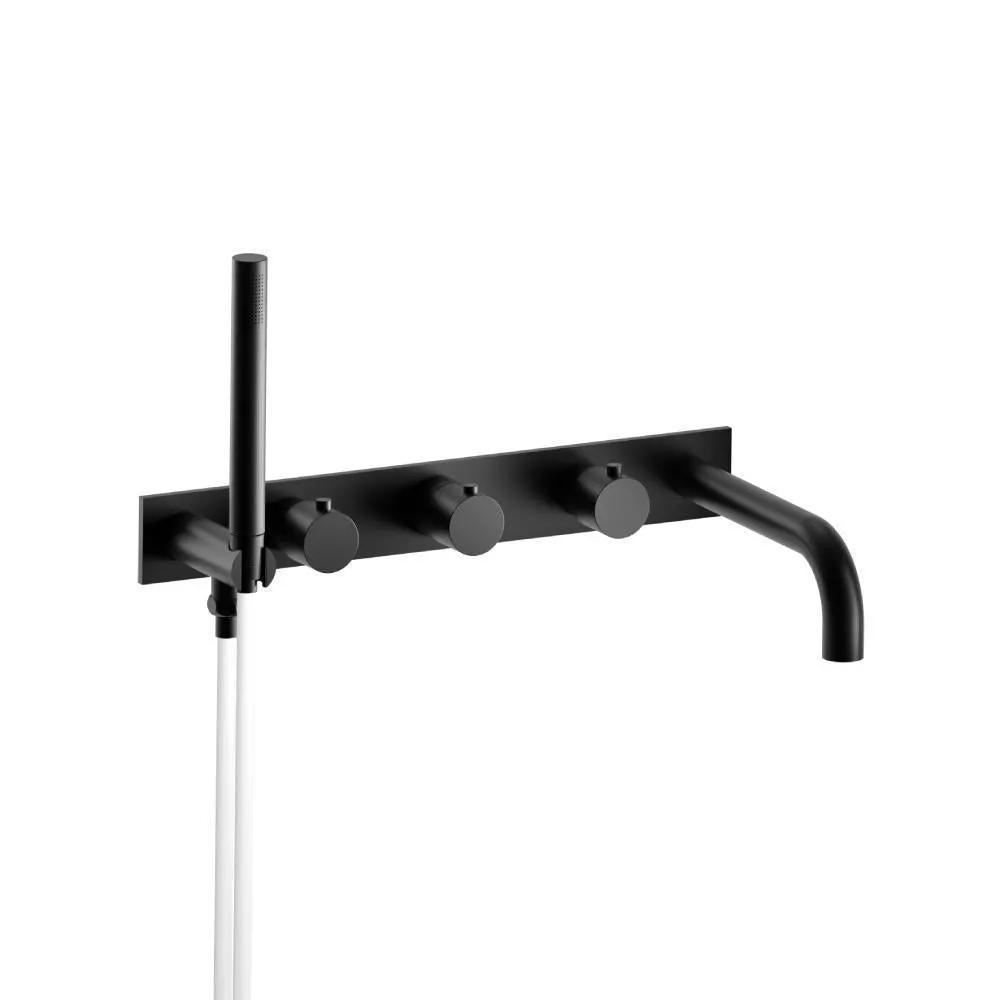Flusso Serie 100 Wall Mount Tub Filler with Hand Shower by Flusso
