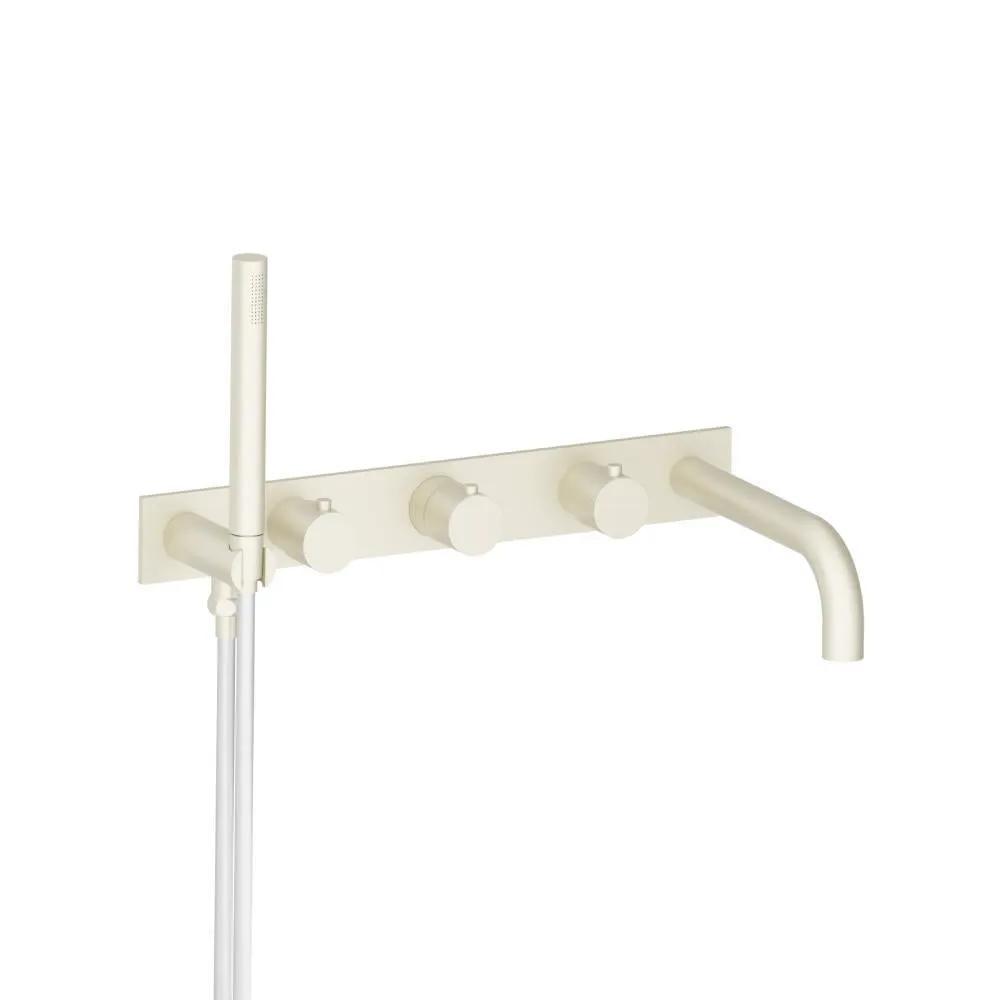 Flusso Serie 100 Wall Mount Tub Filler with Hand Shower by Flusso