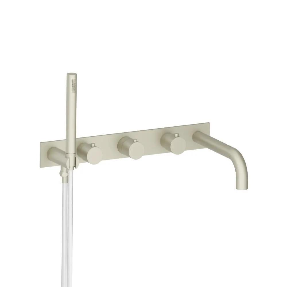 Flusso Serie 100 Wall Mount Tub Filler with Hand Shower by Flusso