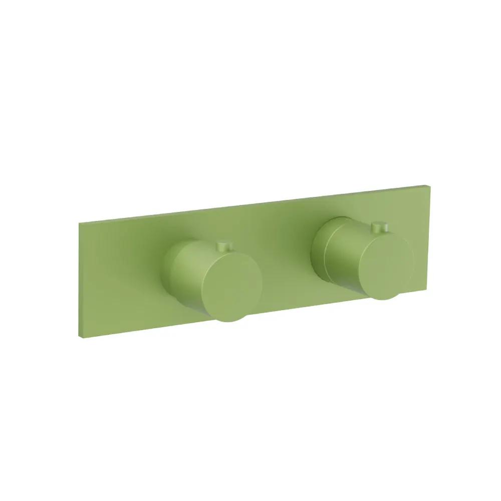 Flusso Serie 100 3/4" Horizontal Thermostatic Shower Valve and Trim - 1 Ouptut by Flusso