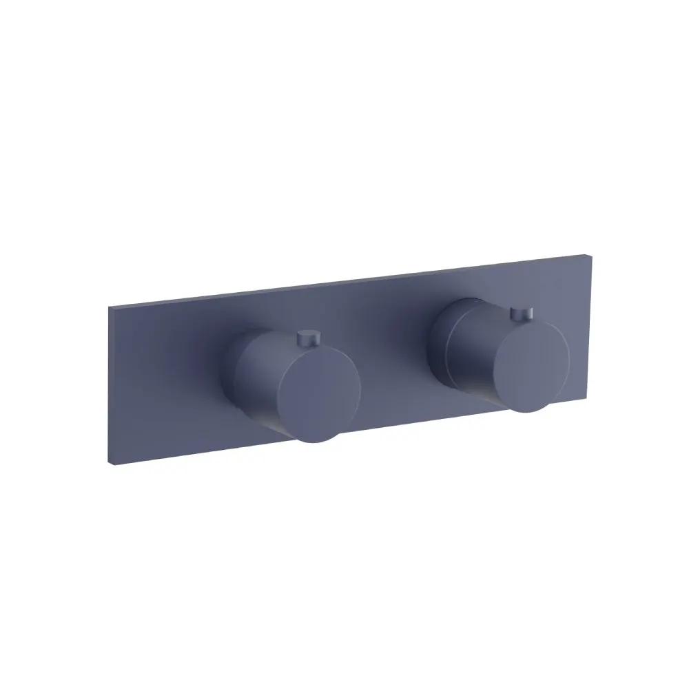 Flusso Serie 100 3/4" Horizontal Thermostatic Shower Valve and Trim - 3 Output by Flusso