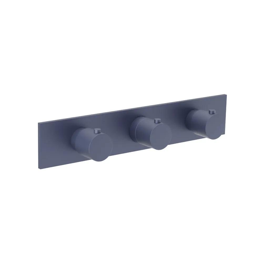 Flusso Serie 100 Trim for Horizontal Thermostatic Valve with 2 Volume Controls by Flusso
