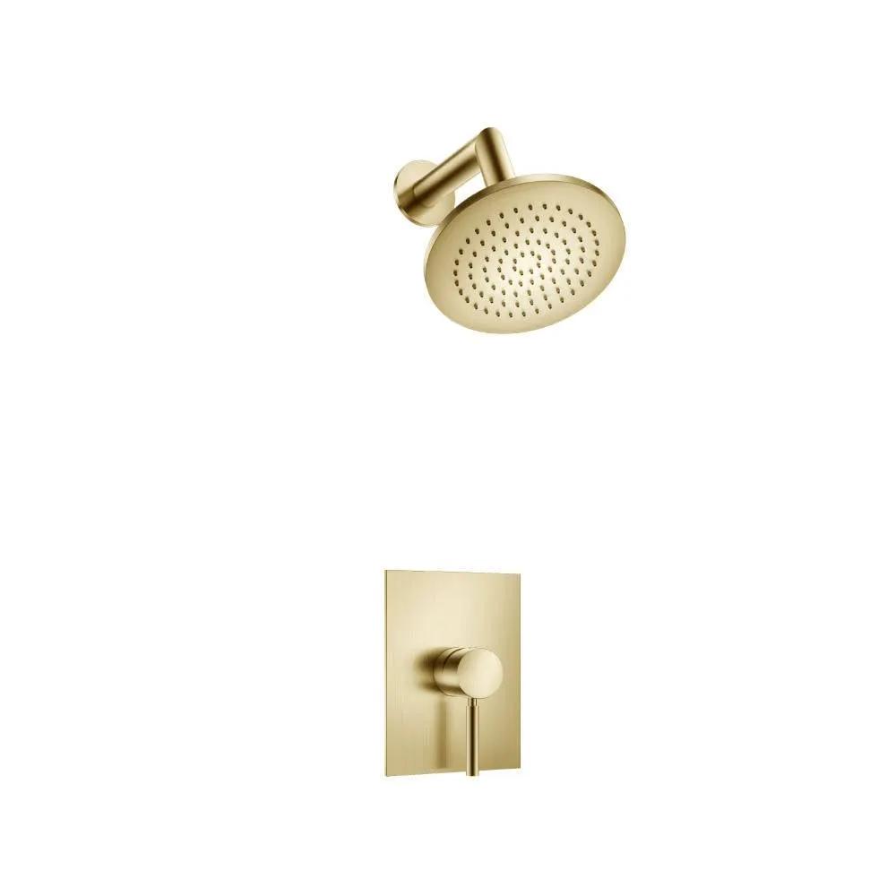 Flusso Serie 100 Single Output Shower Set with Brass Shower Head and Arm by Flusso