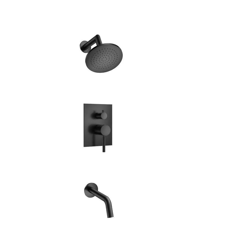 Flusso Serie 100 Two Output Shower Set with Shower Head and Tub Spout by Flusso
