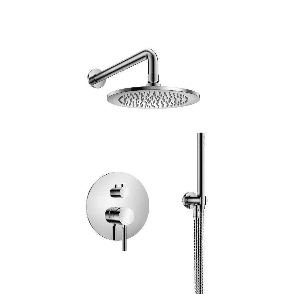 chrome shower set
