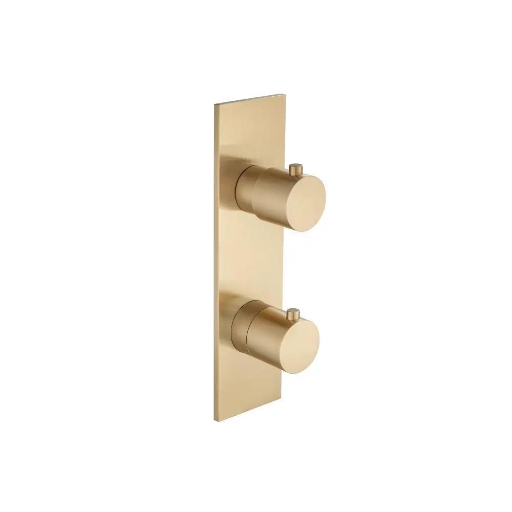 Flusso Serie 100 3/4" Thermostatic Shower Valve and Trim - 3-Output by Flusso