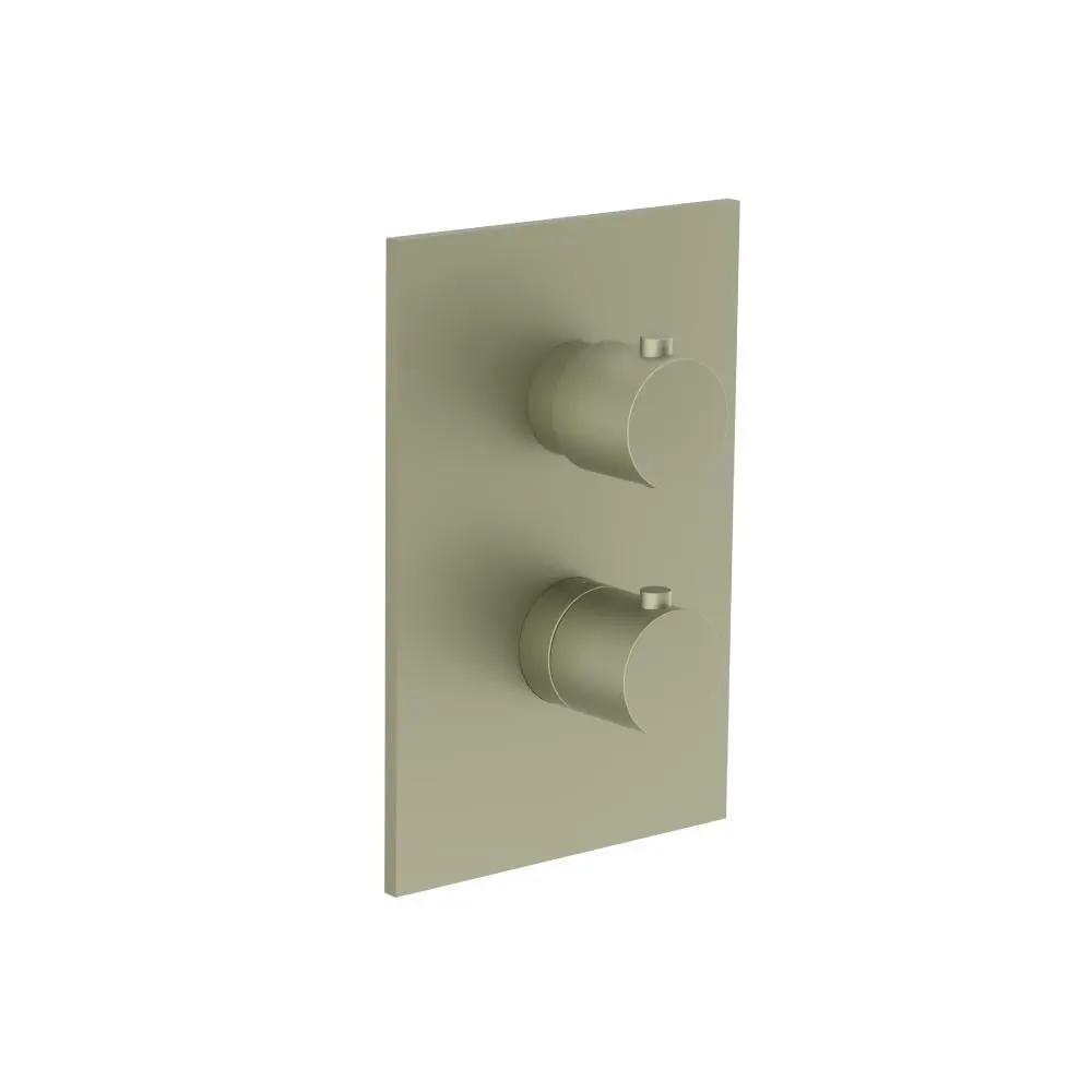 Flusso Serie 100 3/4 " Thermostatic Valve and Trim - with 2-Way Diverter - 2 Output by Flusso