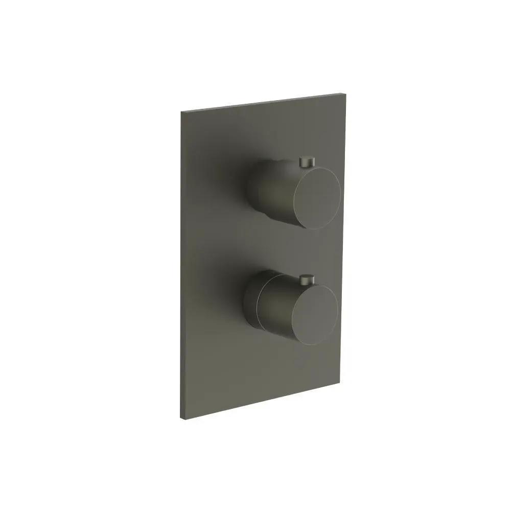 Flusso Serie 100 3/4 " Thermostatic Valve and Trim - with 2-Way Diverter - 2 Output by Flusso
