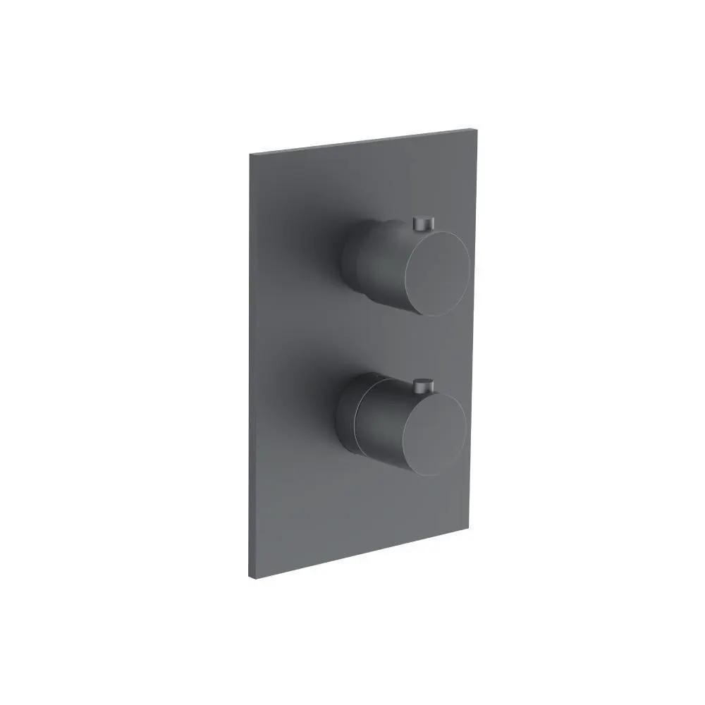 Flusso Serie 100 3/4 " Thermostatic Valve and Trim - with 2-Way Diverter - 2 Output by Flusso