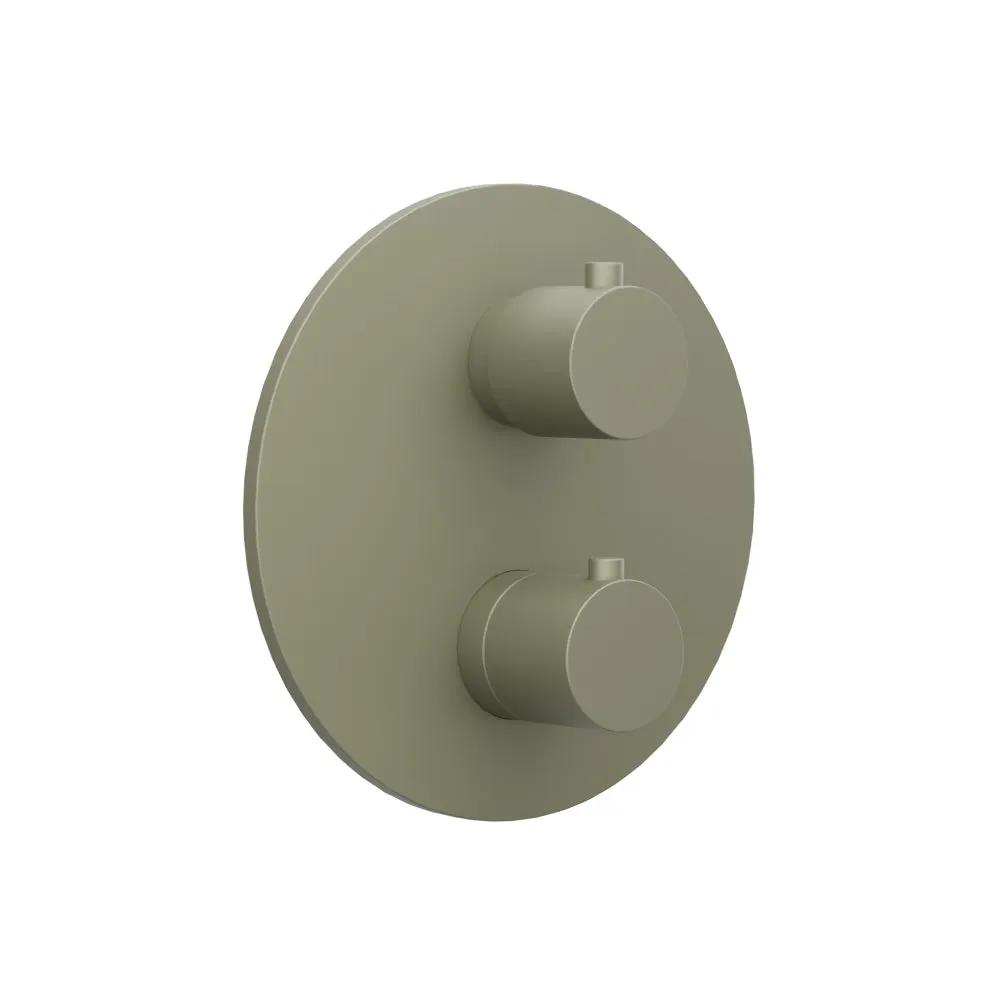 Flusso Serie 100 3/4 " Thermostatic Valve and Trim - with 2-Way Diverter - 2 Output by Flusso