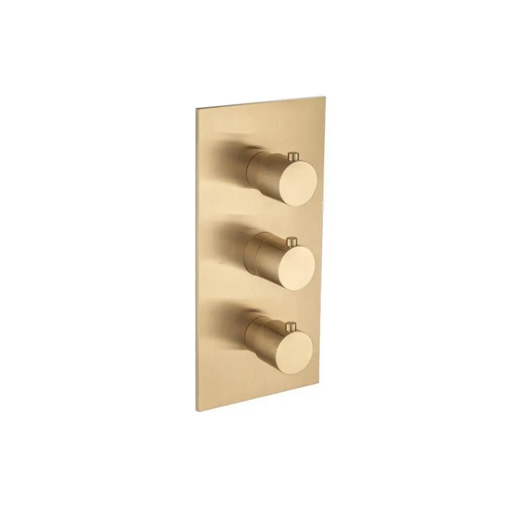 Flusso Serie 100 3/4" Thermostatic Valve and Trim - 4 Output by Flusso