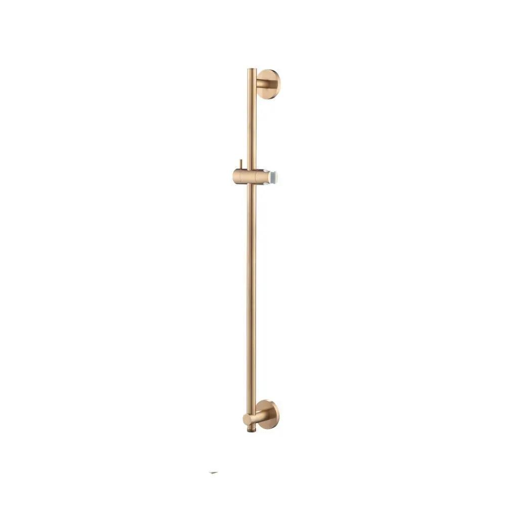 Flusso Serie 100 Round Shower Slide Bar with Integrated Wall Elbow by Flusso