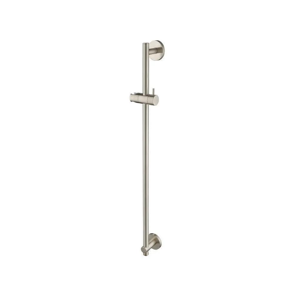 Flusso Serie 100 Round Shower Slide Bar with Integrated Wall Elbow by Flusso