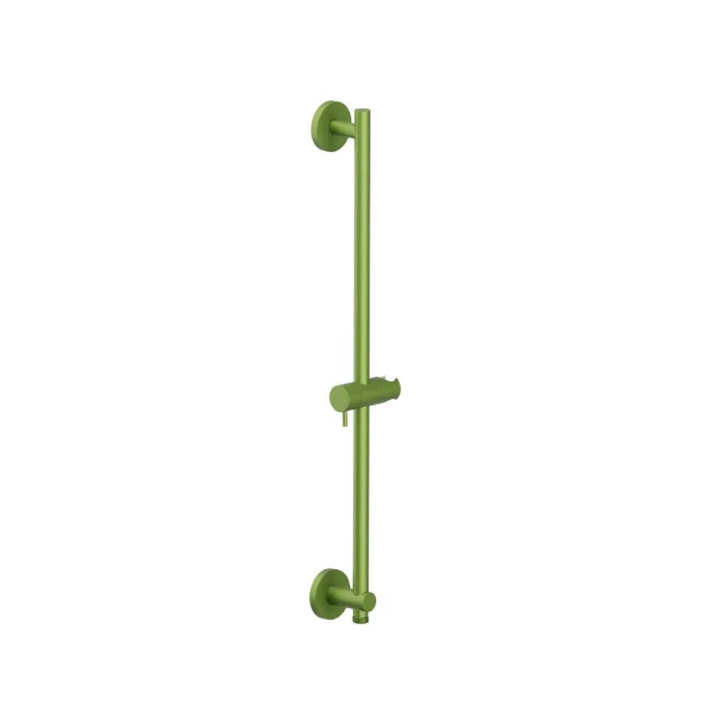 Flusso Serie 100 Round Shower Slide Bar with Integrated Wall Elbow by Flusso