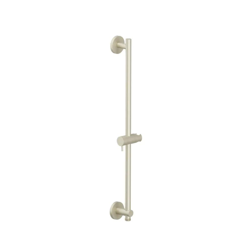 Flusso Serie 100 Round Shower Slide Bar with Integrated Wall Elbow by Flusso