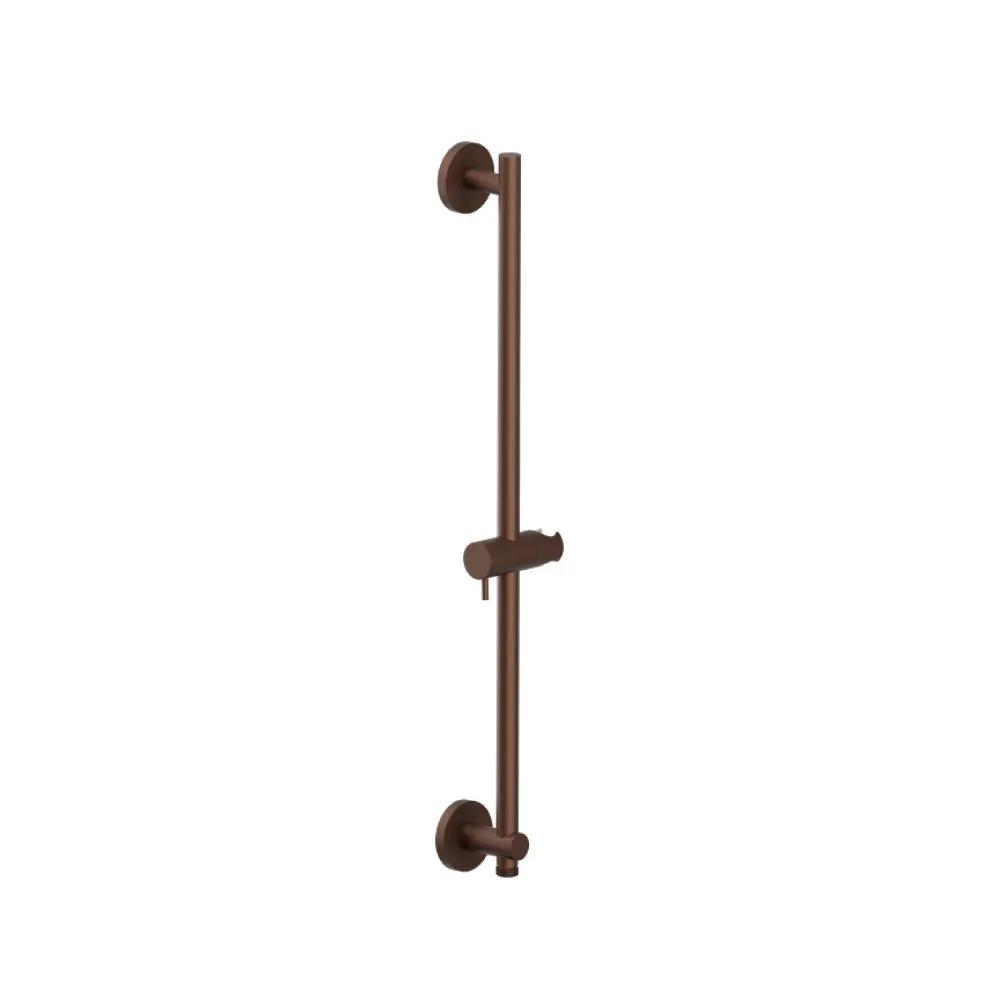Flusso Serie 100 Round Shower Slide Bar with Integrated Wall Elbow by Flusso