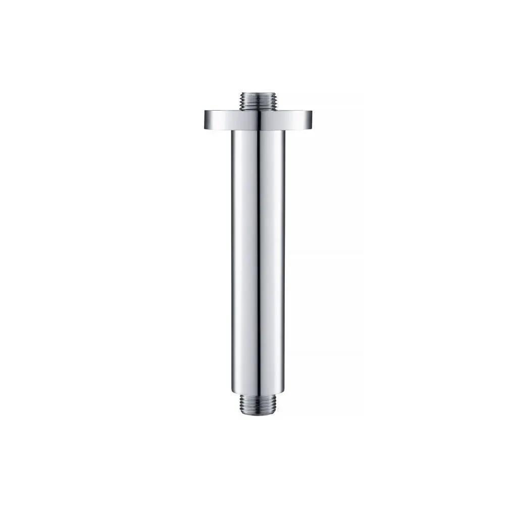 chrome shower arm
