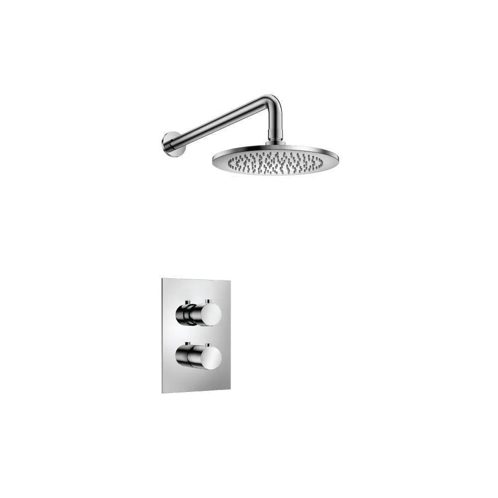chrome shower set