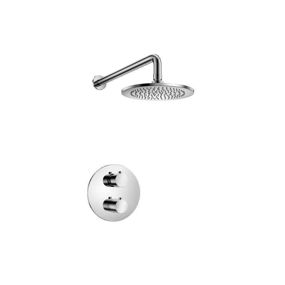 chrome shower set