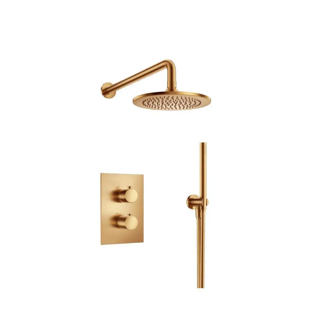 Flusso Serie 100 Two Output Shower Set with Shower Head and Hand Held by Flusso