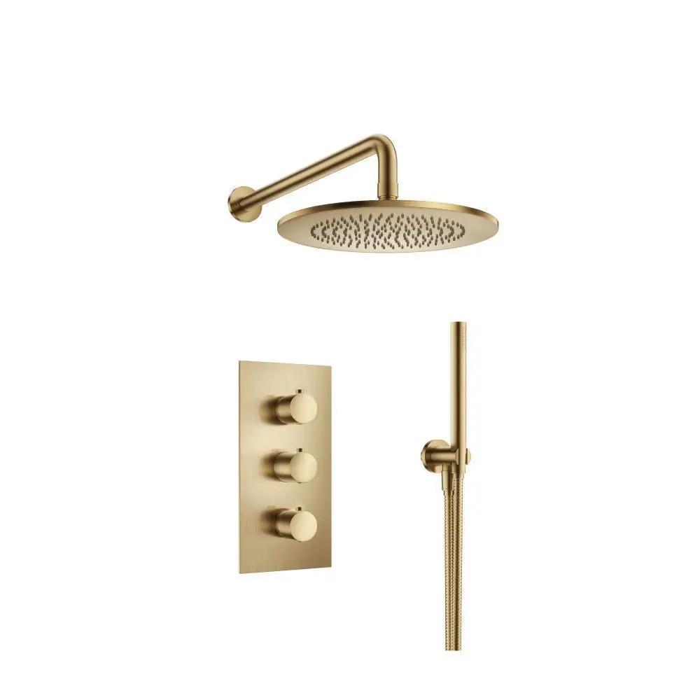 Flusso Serie 100 Two Output Shower Set with Shower Head and Hand Held by Flusso