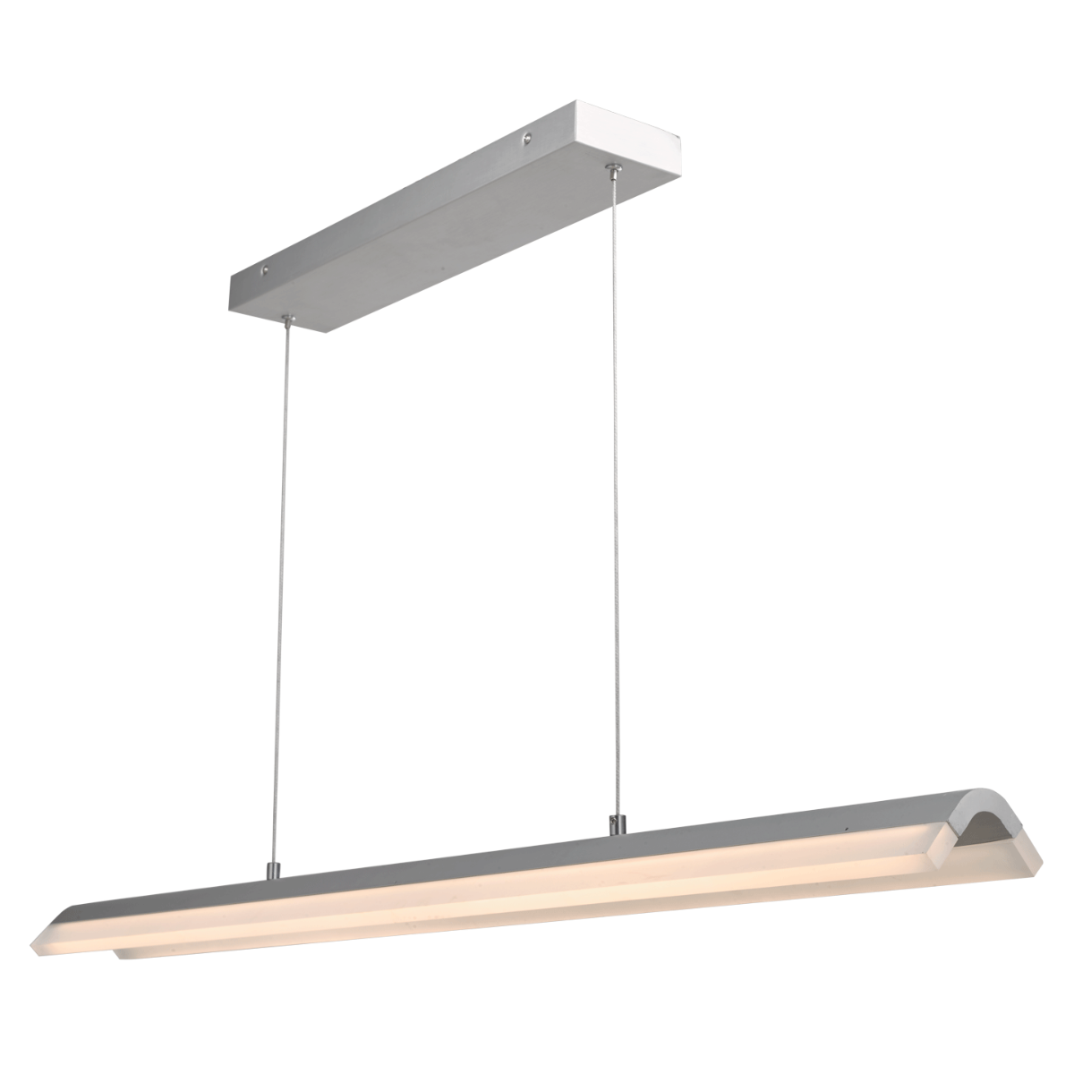 brushed aluminum light