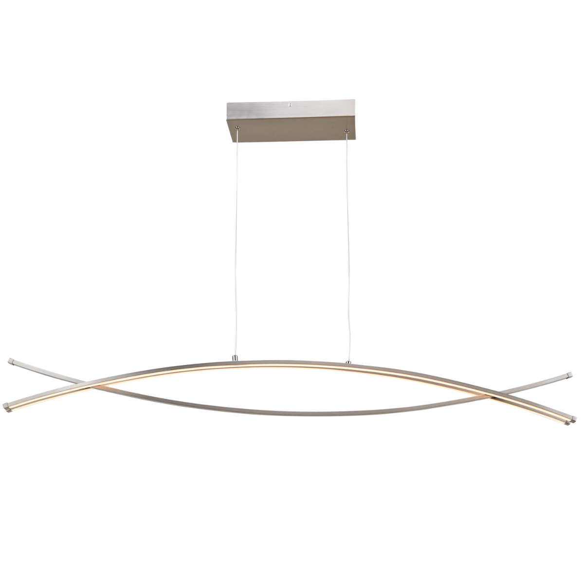 brushed aluminum light