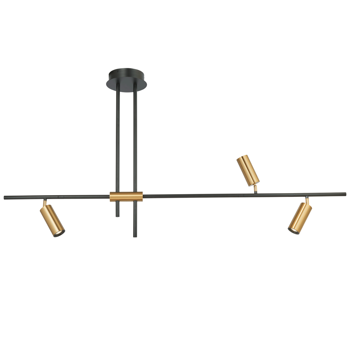 matte black/gold light