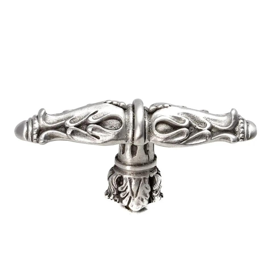 Carpe Diem Acanthus I Leaves Large Knob Romanesque Style with Column Base by Carpe Diem