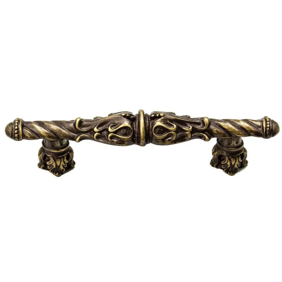Carpe Diem Acanthus I Pull Romanesque Style with Column Base by Carpe Diem