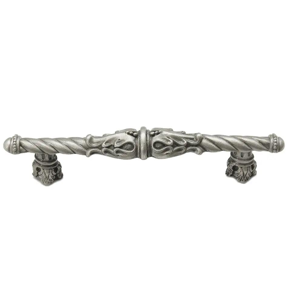 Carpe Diem Acanthus I Pull Romanesque Style with Column Base by Carpe Diem
