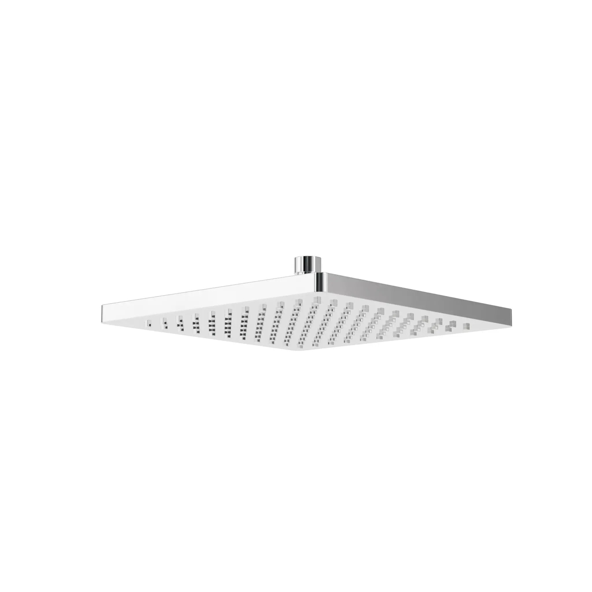 polished chrome shower head
