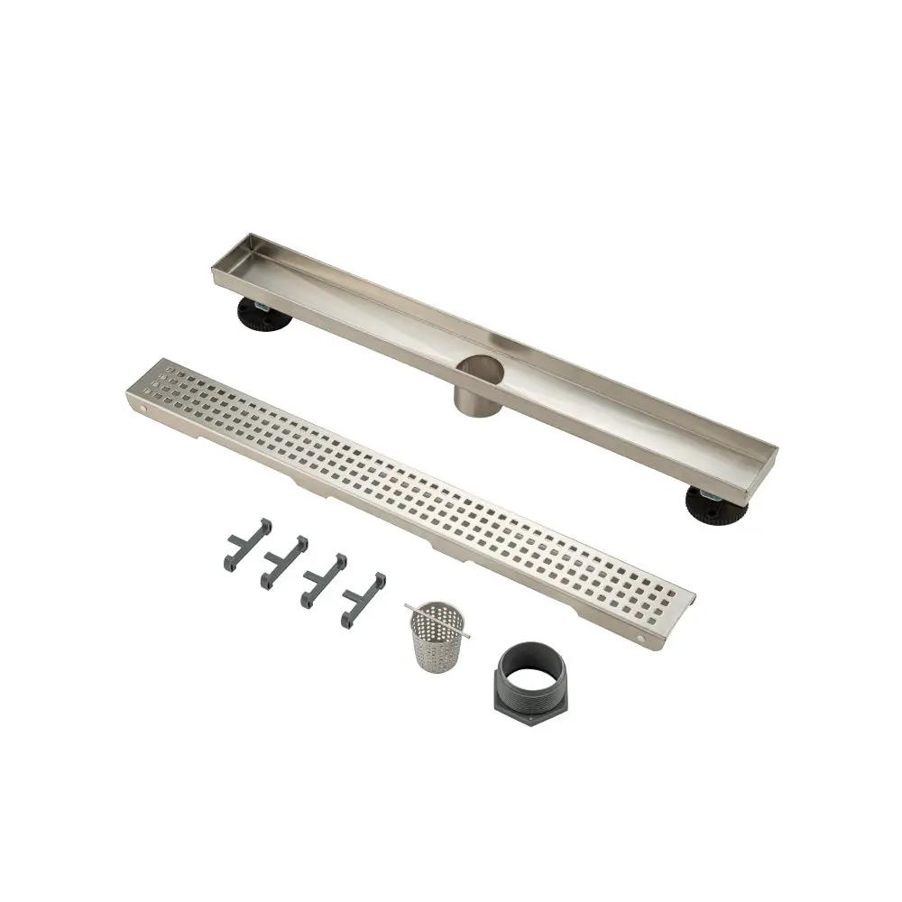 Flusso 24" Decorative Linear Drain with 2" Outlet by Flusso