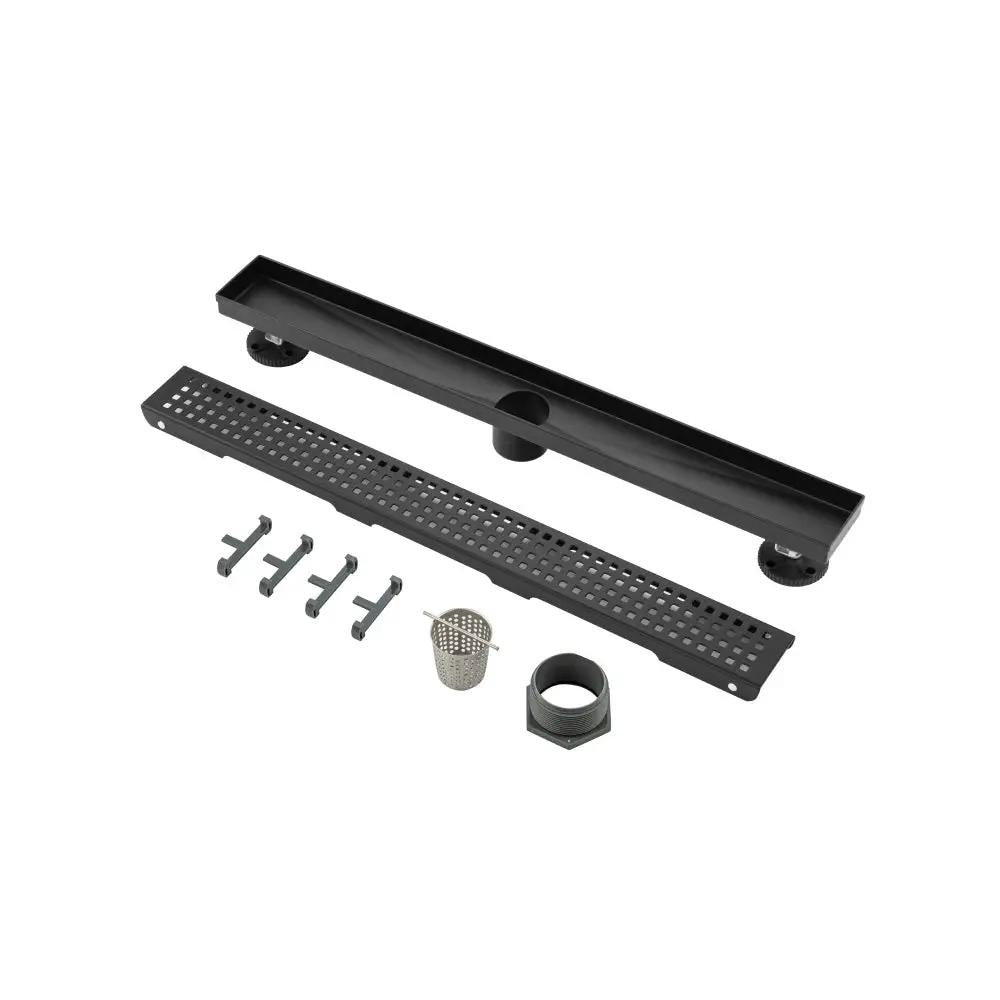 Flusso 24" Decorative Linear Drain with 2" Outlet by Flusso