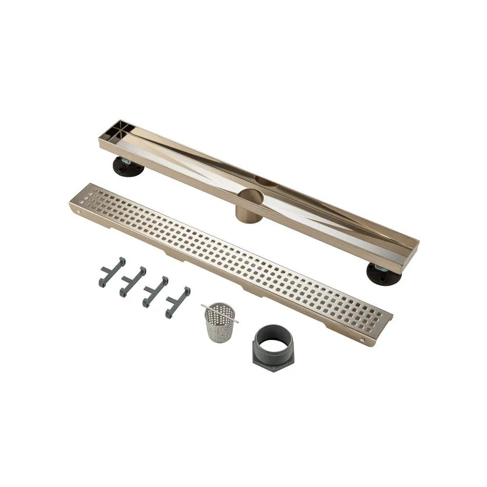 Flusso 24" Decorative Linear Drain with 2" Outlet by Flusso